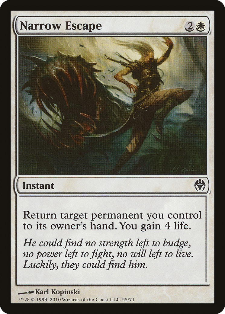 Narrow Escape (DDE-055) [Duel Decks: Phyrexia vs. the Coalition]
