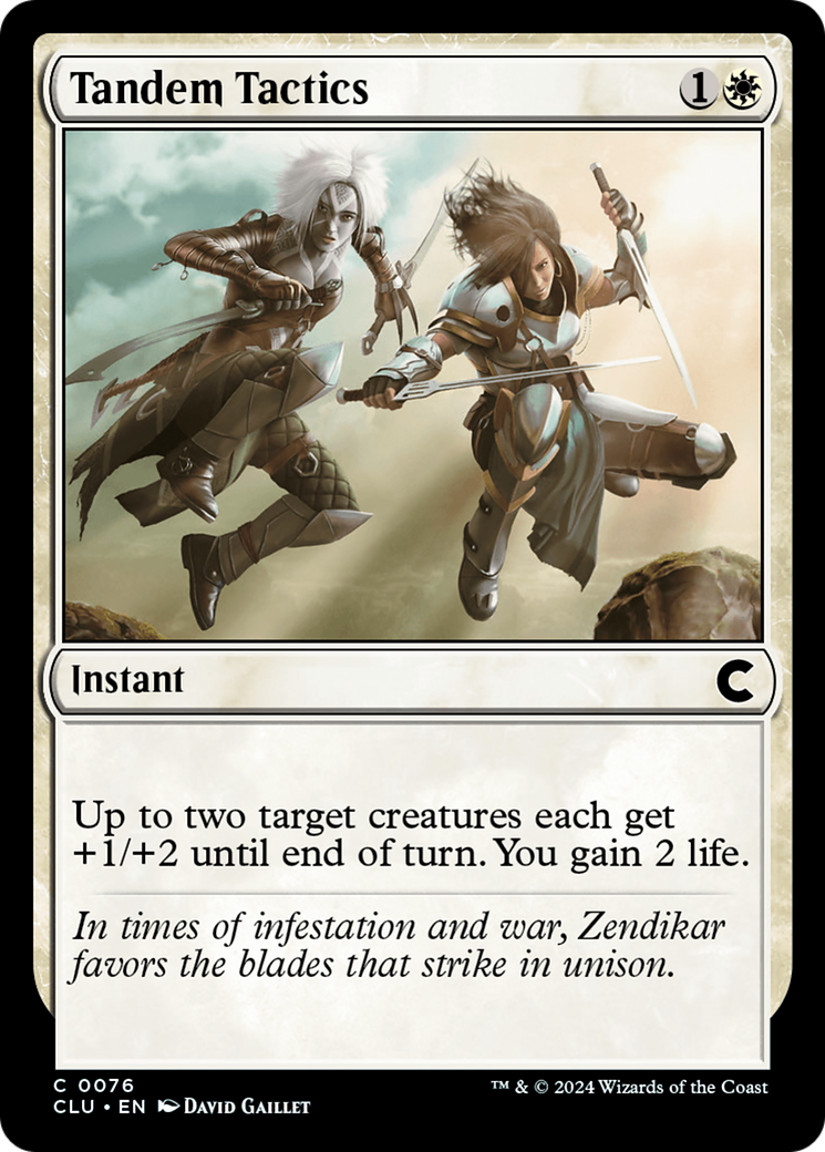 Tandem Tactics (CLU-076) [Ravnica: Clue Edition]