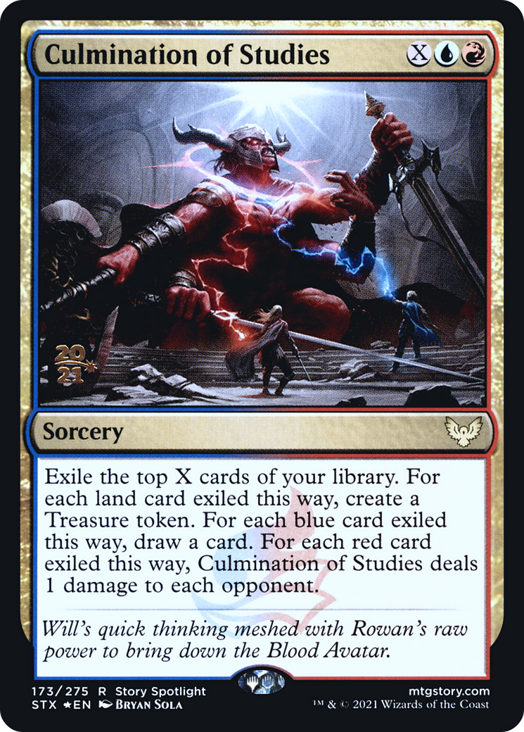Culmination of Studies (PRE-173S) [Strixhaven: School of Mages Promos] Foil