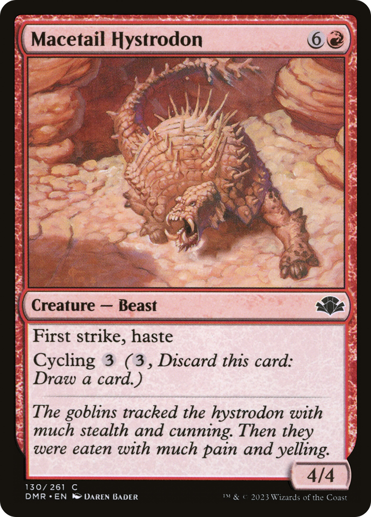 Macetail Hystrodon (DMR-130) [Dominaria Remastered]