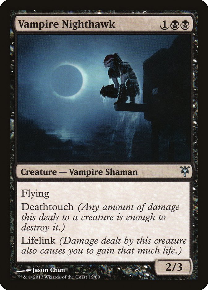 Vampire Nighthawk (DDK-012) [Duel Decks: Sorin vs. Tibalt]