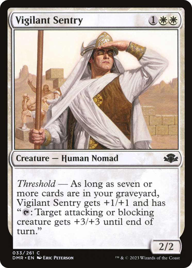 Vigilant Sentry (DMR-033) [Dominaria Remastered]