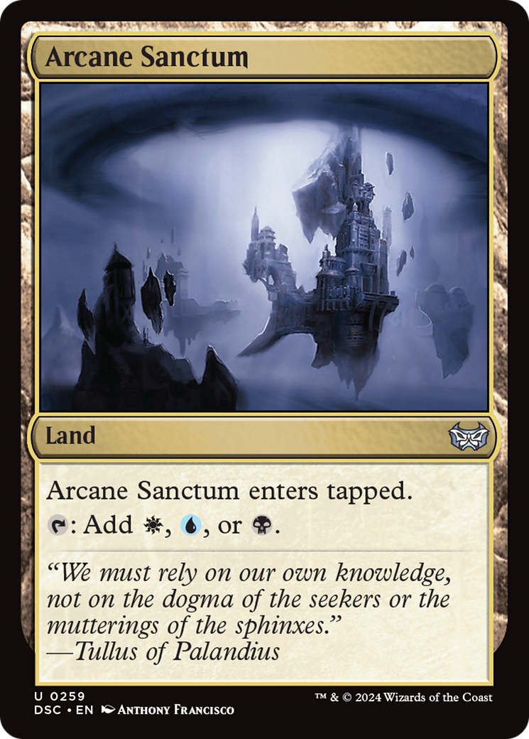 Arcane Sanctum (DSC-259) [Duskmourn: House of Horror Commander]