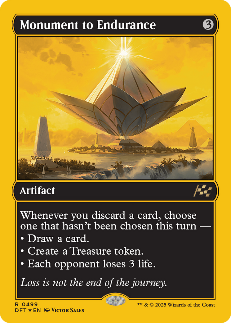 Monument to Endurance (DFT-499) [Aetherdrift] Foil