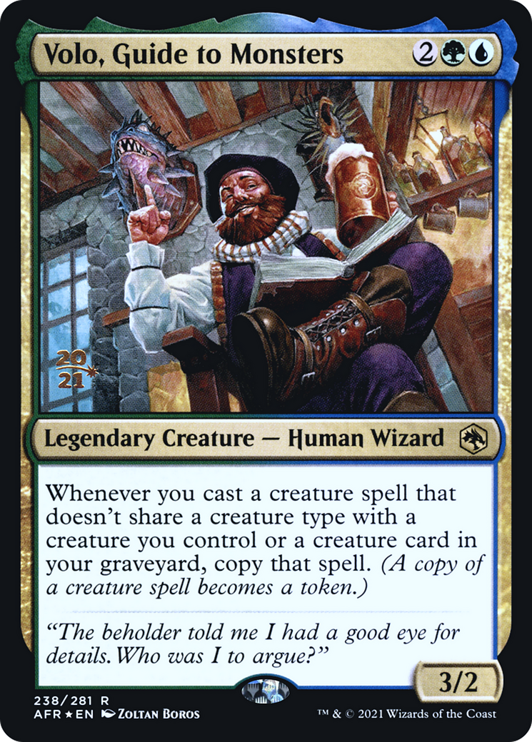 Volo, Guide to Monsters (PRE-238S) [Adventures in the Forgotten Realms Promos] Foil