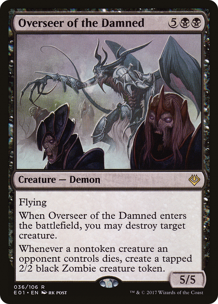 Overseer of the Damned (AC2-036) [Archenemy: Nicol Bolas]