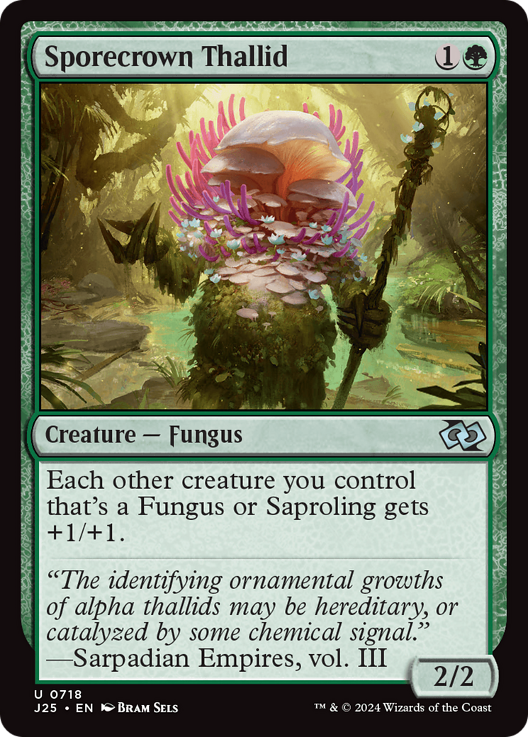 Sporecrown Thallid (J25-718) [Foundations Jumpstart]