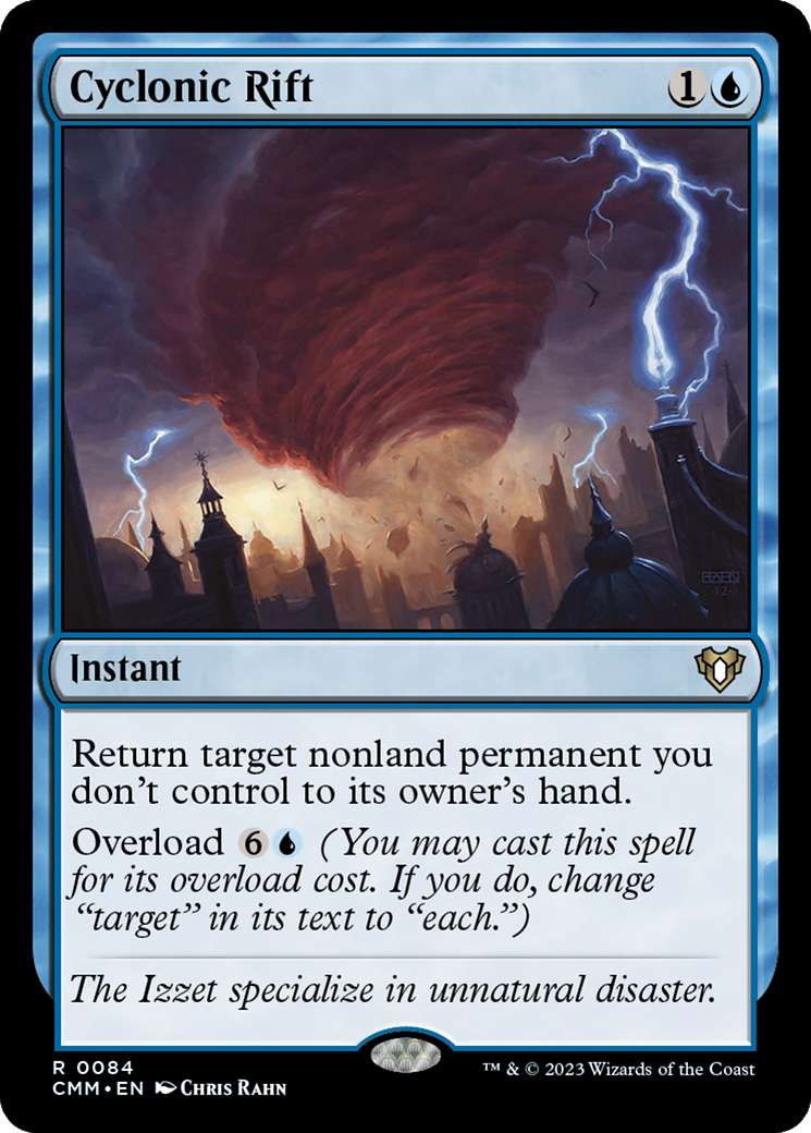Cyclonic Rift (CMM-084) [Commander Masters] Foil