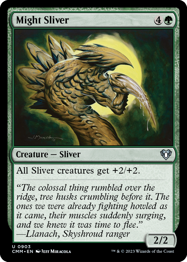Might Sliver (CMM-903) [Commander Masters]