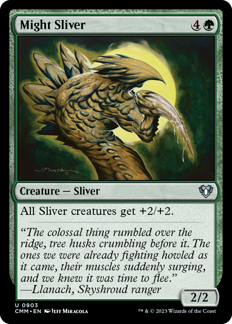 Might Sliver (CMM-903) [Commander Masters]