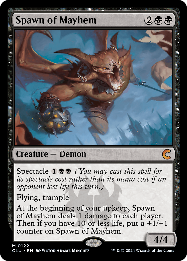 Spawn of Mayhem (CLU-122) [Ravnica: Clue Edition]