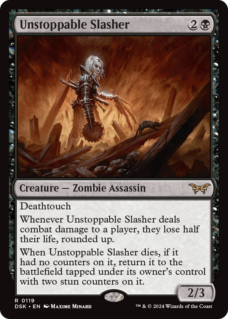 Unstoppable Slasher (DSK-119) [Duskmourn: House of Horror]