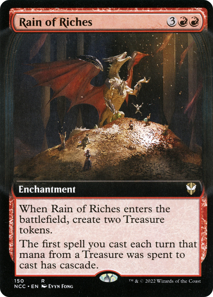 Rain of Riches (Extended Art) (NCC-150) [New Capenna Commander]