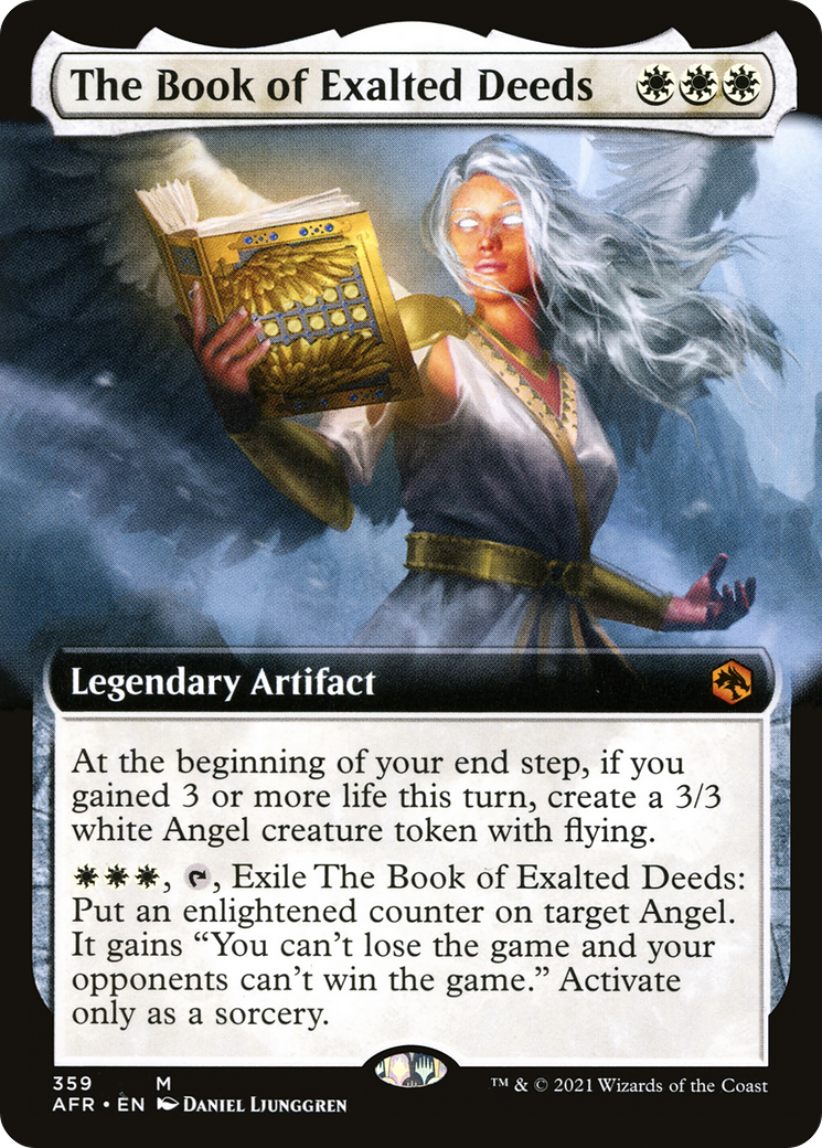 The Book of Exalted Deeds (Extended Art) (AFR-359) [Adventures in the Forgotten Realms]