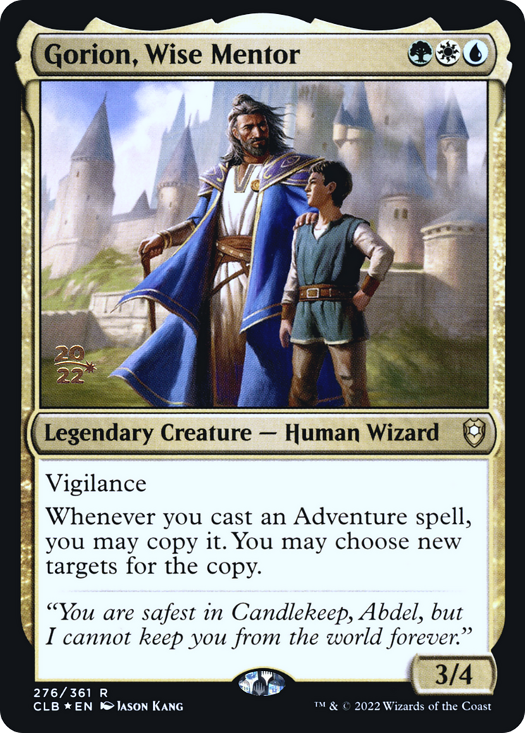 Gorion, Wise Mentor (PRE-276S) [Battle for Baldur's Gate Promos] Foil