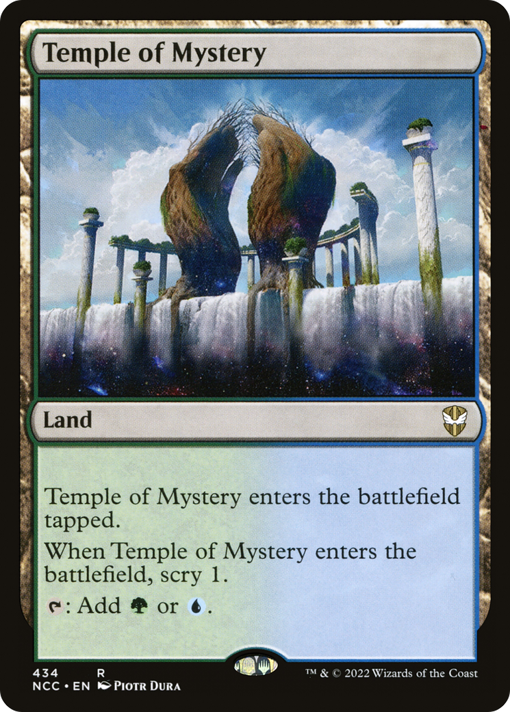 Temple of Mystery (NCC-434) [New Capenna Commander]