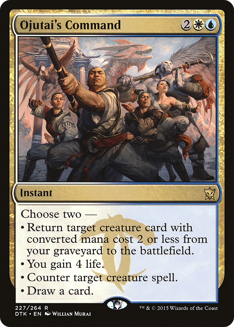 Ojutai's Command (DTK-227) [Dragons of Tarkir]