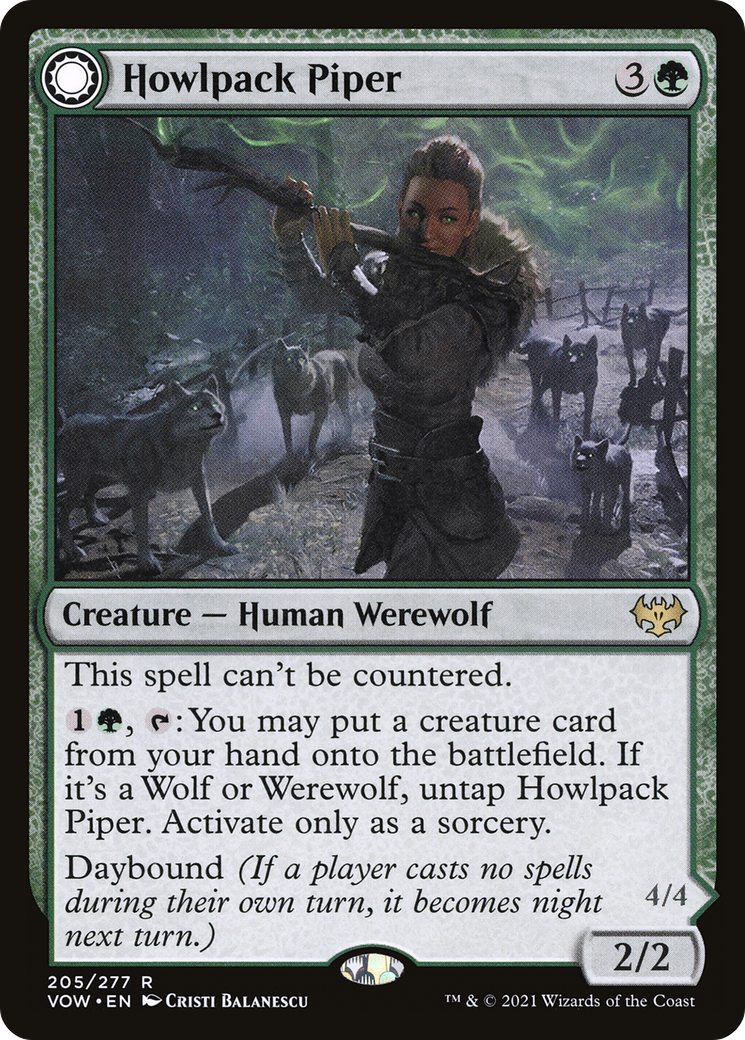 Howlpack Piper (VOW-205) [Innistrad: Crimson Vow]