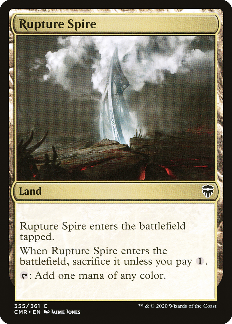 Rupture Spire (CMR-355) [Commander Legends] Foil