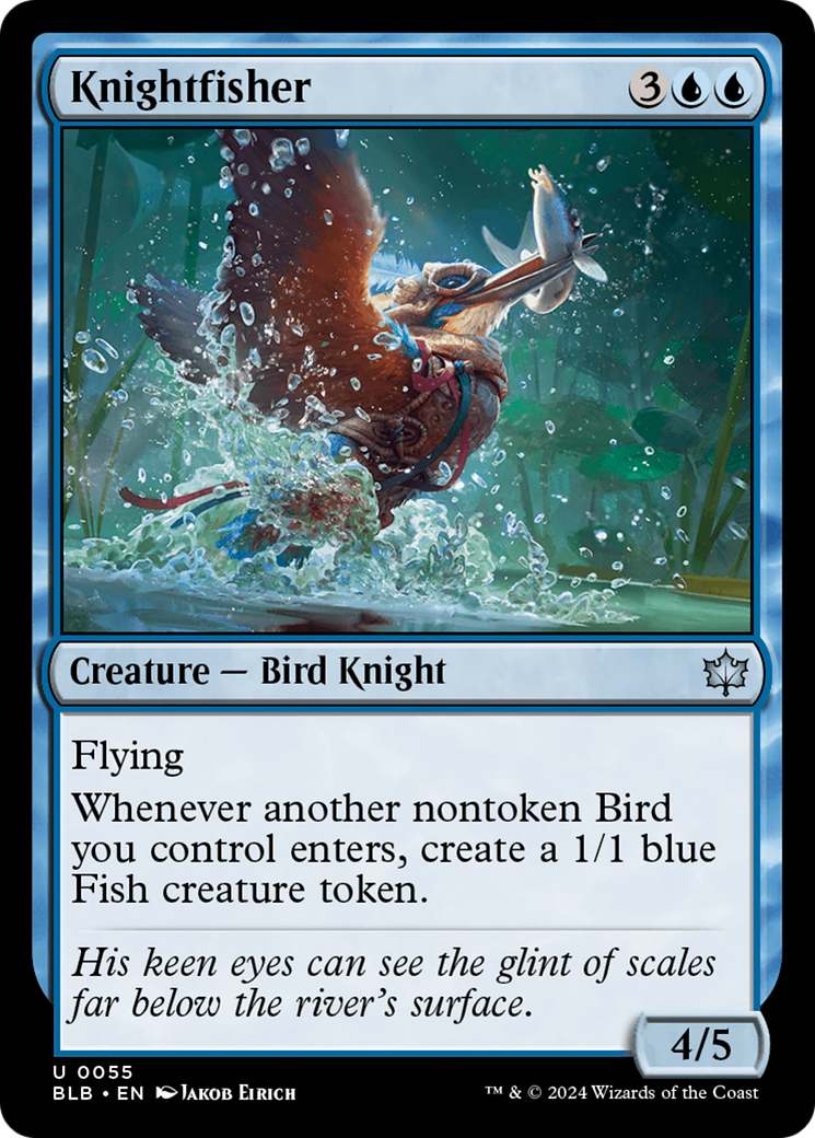 Knightfisher (BLB-055) [Bloomburrow] Foil