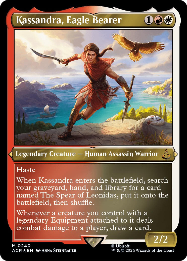 Kassandra, Eagle Bearer (Foil Etched) (ACR-240) [Assassin's Creed] Foil