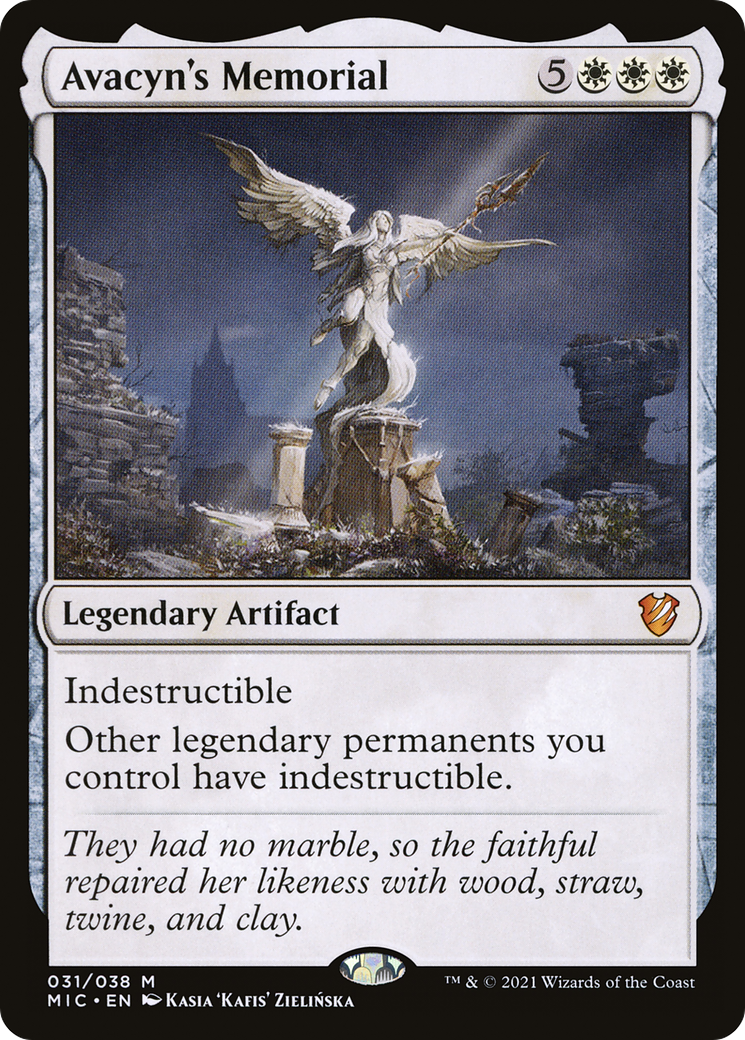 Avacyn's Memorial (MIC-031) [Midnight Hunt Commander]