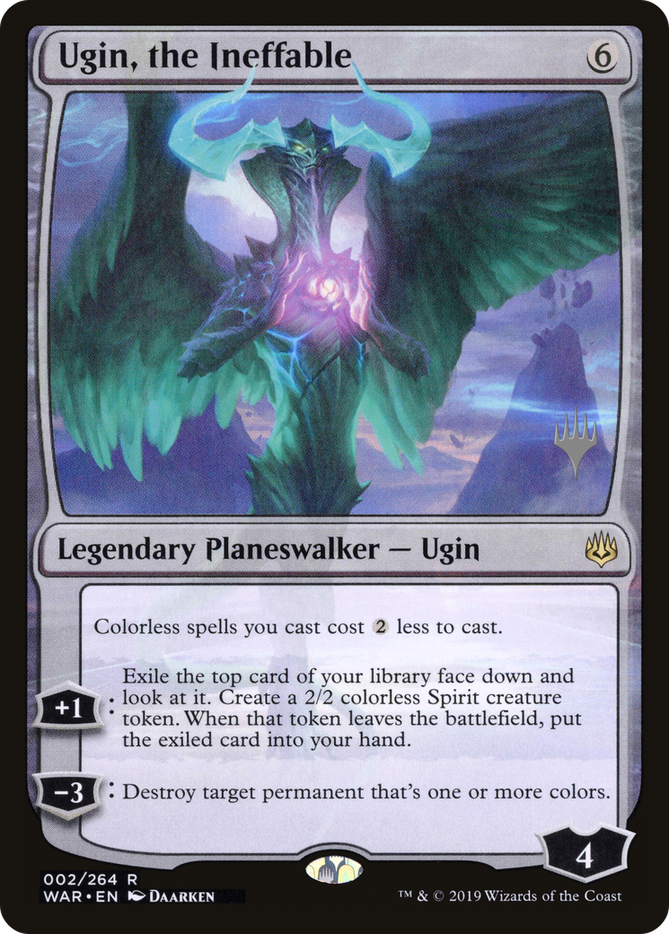 Ugin, the Ineffable (PPELD-02P) [Promo Pack: War of the Spark Promos]