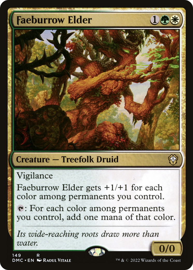 Faeburrow Elder (DMC-149) [Dominaria United Commander]