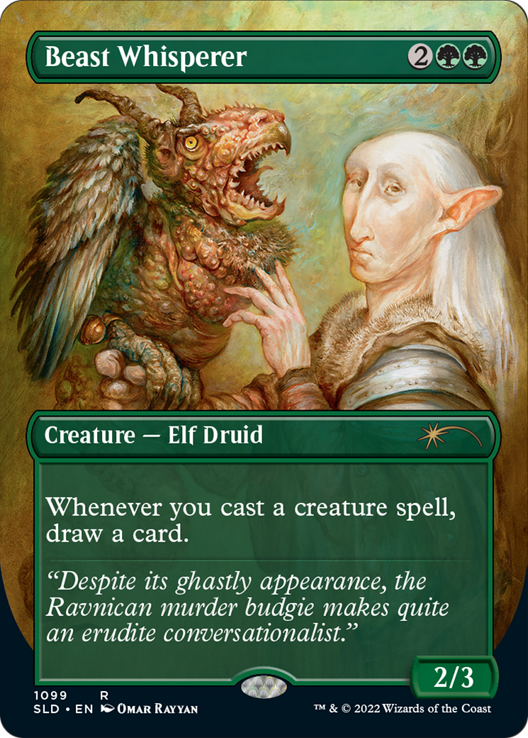 Beast Whisperer (SLD-1099) [Secret Lair Drop] (Borderless) Foil