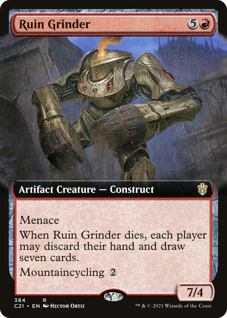 Ruin Grinder (C21-384) [Commander 2021]: (Extended Art)