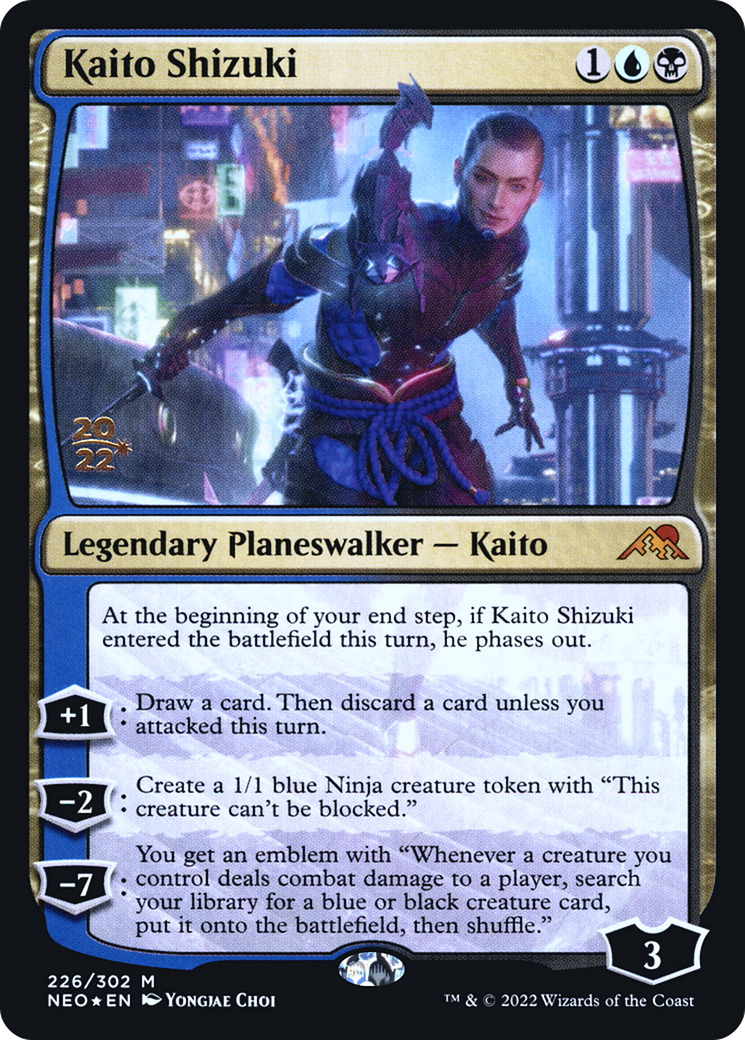 Kaito Shizuki (PRE-226) [Kamigawa: Neon Dynasty Promos] Foil