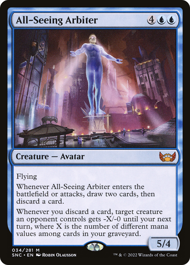 All-Seeing Arbiter (SNC-034) [Streets of New Capenna] Foil