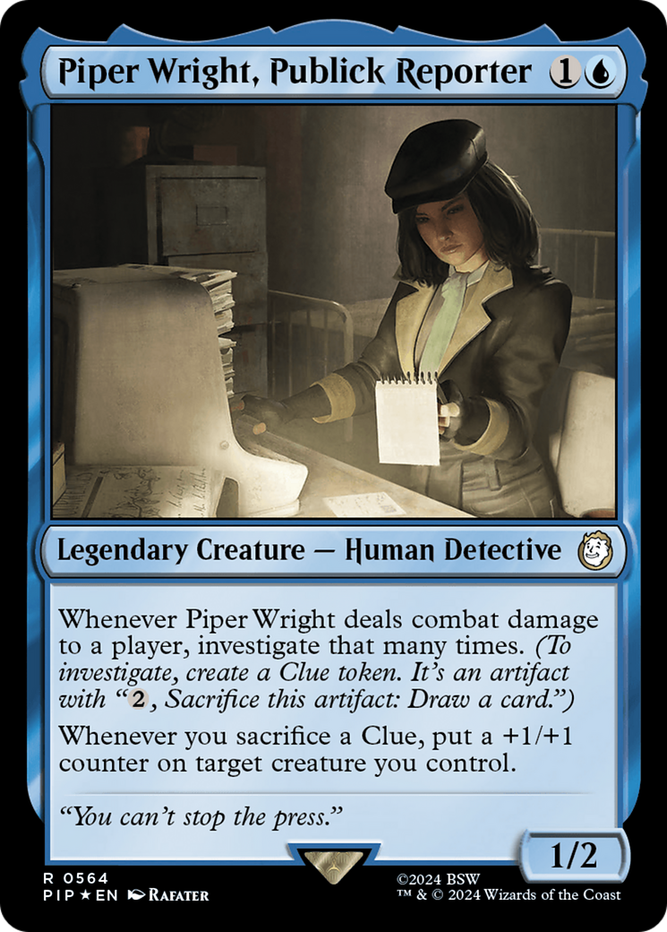 Piper Wright, Publick Reporter (PIP-564) [Fallout] Foil