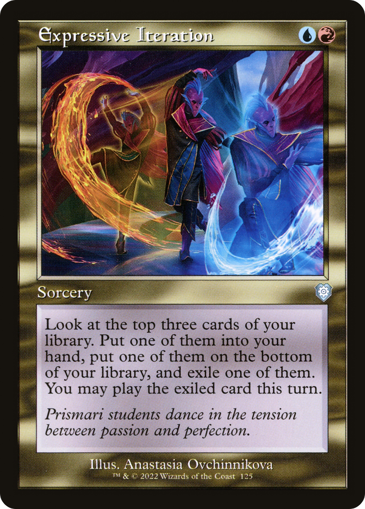 Expressive Iteration (Retro Frame) (BRC-125) [The Brothers' War Commander]