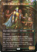 Lathril, Blade of the Elves (FDN-410) [Foundations] (Borderless) Foil