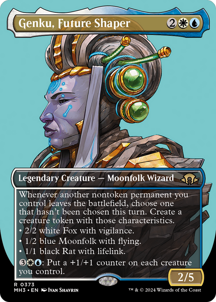 Genku, Future Shaper (MH3-373) [Modern Horizons 3] (Borderless)