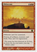 Obliterate (8ED-204) [Eighth Edition] Foil