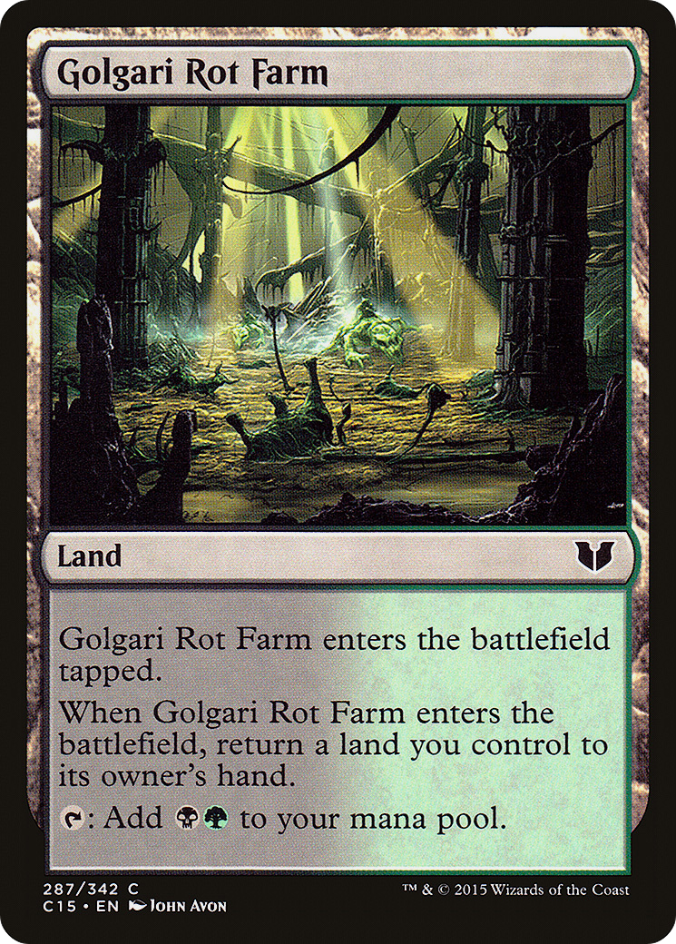 Golgari Rot Farm (C15-287) [Commander 2015]