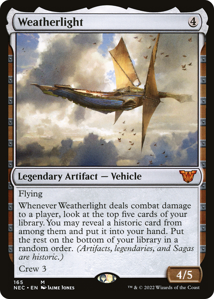 Weatherlight (NEC-165) [Neon Dynasty Commander]