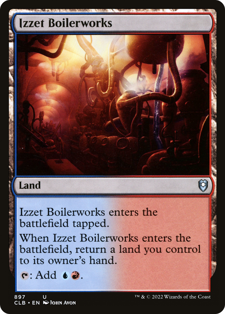 Izzet Boilerworks (CLB-897) [Commander Legends: Battle for Baldur's Gate]