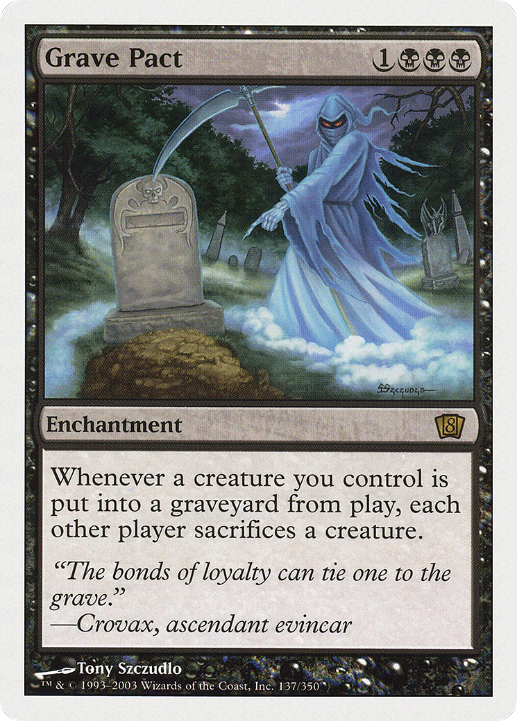 Grave Pact (8ED-137) [Eighth Edition] Foil