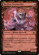 Reckless Stormseeker // Storm-Charged Slasher (MID-294) [Innistrad: Midnight Hunt]: (Showcase, Double Faced Transform) Foil