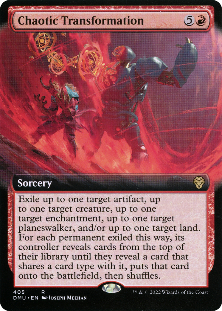Chaotic Transformation (Extended Art) (DMU-405) [Dominaria United]