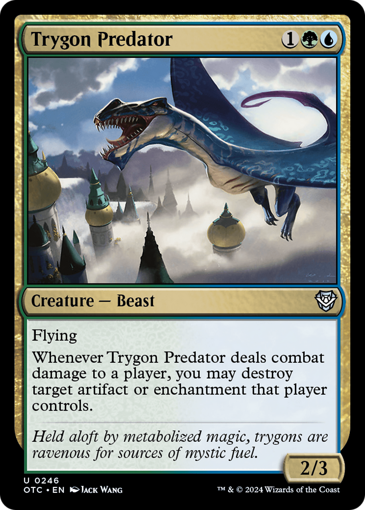 Trygon Predator (OTC-246) [Outlaws of Thunder Junction Commander]
