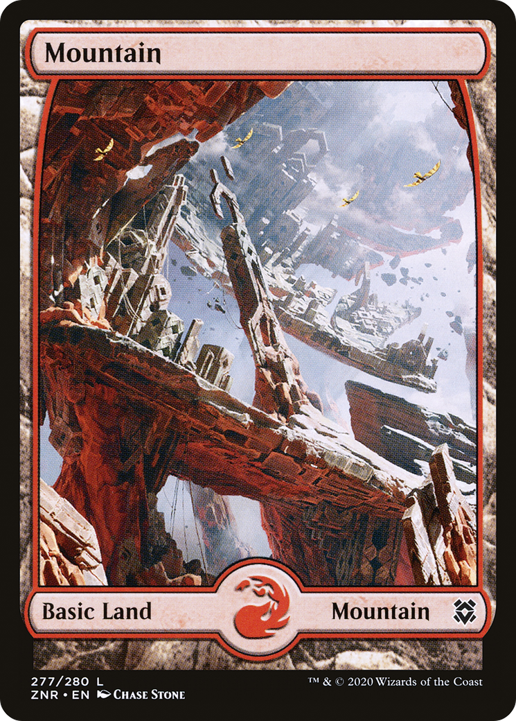 Mountain (ZNR-277) [Zendikar Rising]: (Full Art)