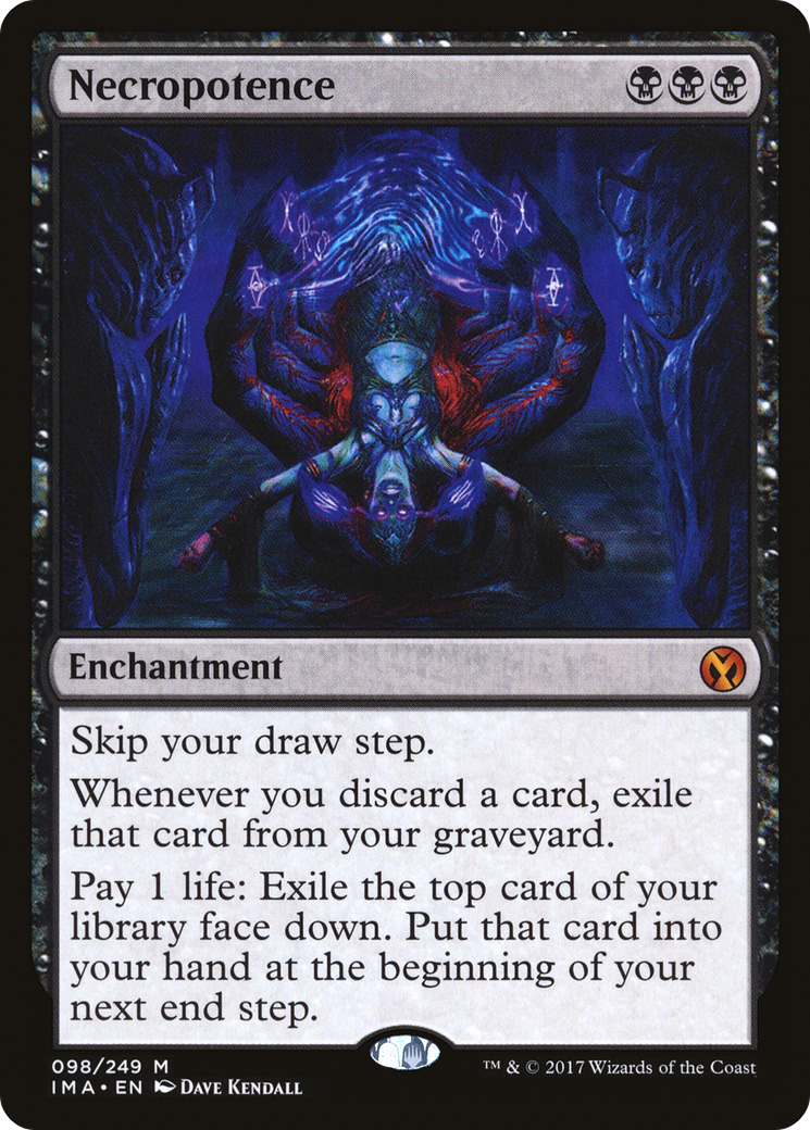Necropotence (IMA-098) [Iconic Masters]