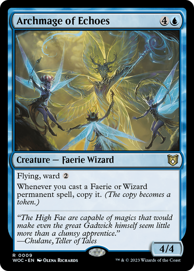 Archmage of Echoes (WOC-009) [Wilds of Eldraine Commander]