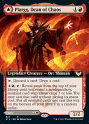 Plargg, Dean of Chaos // Augusta, Dean of Order (STX-328) [Strixhaven: School of Mages]: (Extended Art) Foil