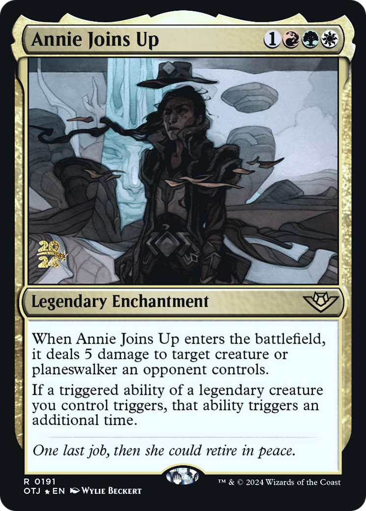 Annie Joins Up (PRE-191S) [Outlaws of Thunder Junction Promos] Foil