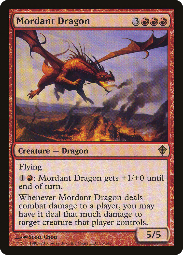 Mordant Dragon (WWK-085) [Worldwake]
